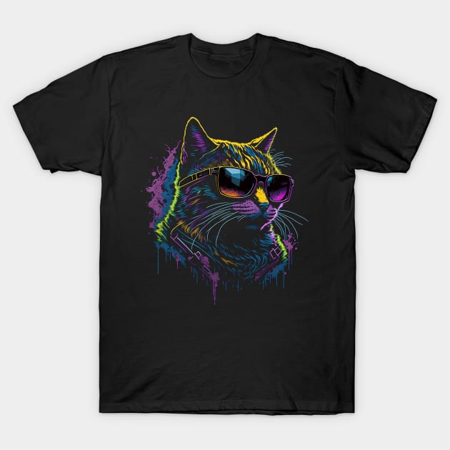 Cool Cat T-Shirt by comecuba67